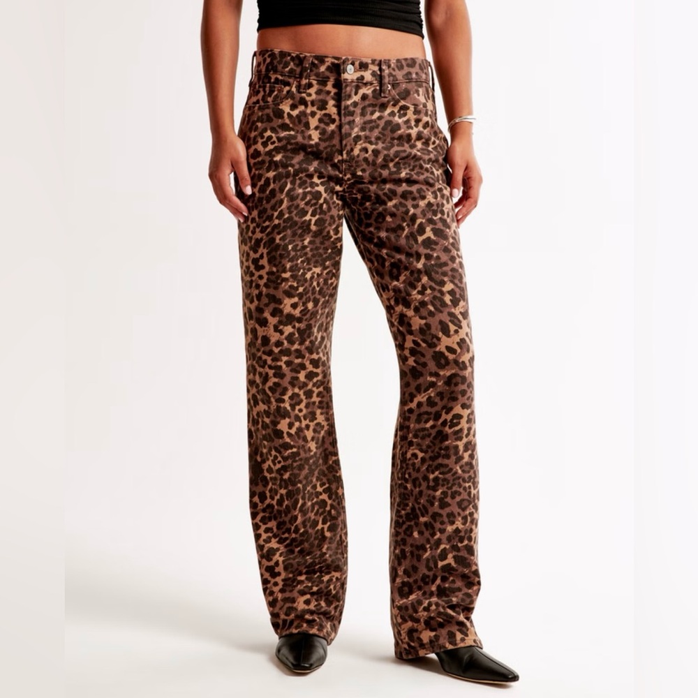 Abercrombie & Fitch Leopard Jeans